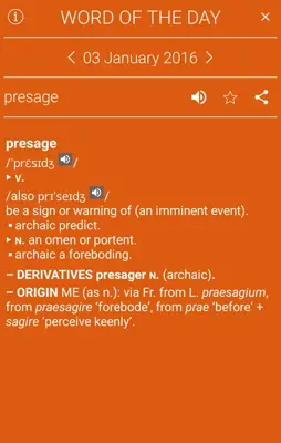 Concise Oxford English Dictionary android App screenshot 9