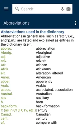 Concise Oxford English Dictionary android App screenshot 10