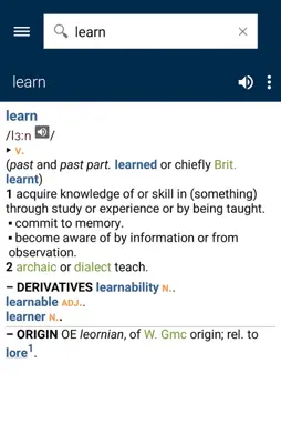 Concise Oxford English Dictionary android App screenshot 13